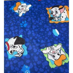 Disney 101 Dalmatians Blue Fabric Cotton 1/2 yard x 44" Craft Material